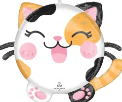 Muotofoliopallot|Vappu>Anagram International Inc, 7700 Anagram Drive, MN 55344-7307, USA, http://www.anagramballoons.com/ Kawaii Kissanpentu muotofoliopallo