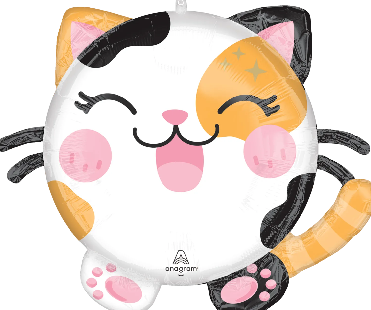 Muotofoliopallot|Vappu>Anagram International Inc, 7700 Anagram Drive, MN 55344-7307, USA, http://www.anagramballoons.com/ Kawaii Kissanpentu muotofoliopallo
