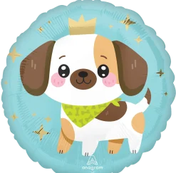Pienet Foliopallot>Anagram International Inc, 7700 Anagram Drive, MN 55344-7307, USA, http://www.anagramballoons.com/ Kawaii Koiranpentu foliopallo