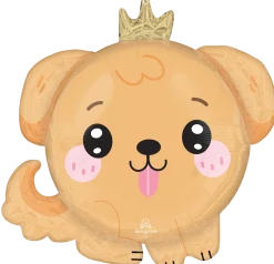 Muotofoliopallot|Vappu>Anagram International Inc, 7700 Anagram Drive, MN 55344-7307, USA, http://www.anagramballoons.com/ Kawaii Koiranpentu muotofoliopallo