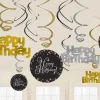 Muut Ripustettavat Koristeet>IV Beck / Amscan Europe GmbH, Dettinger Str. 148, 73230 Kirchheim/Teck, Germany, www.amscan-europe.com Kierrekoriste Happy Birthday, 12 kpl/pkt