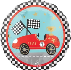Pienet Foliopallot>Anagram International Inc, 7700 Anagram Drive, MN 55344-7307, USA, http://www.anagramballoons.com/ Kilpa-autot foliopallo