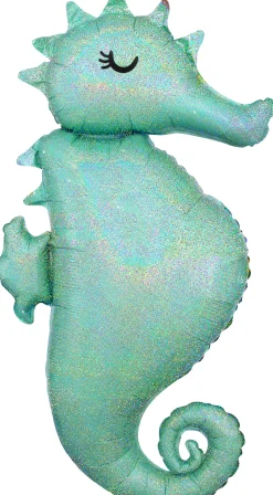 Erikoisfoliopallot|Vappu>Anagram International Inc, 7700 Anagram Drive, MN 55344-7307, USA, http://www.anagramballoons.com/ Kimaltava merihevonen erikoismuotofolio