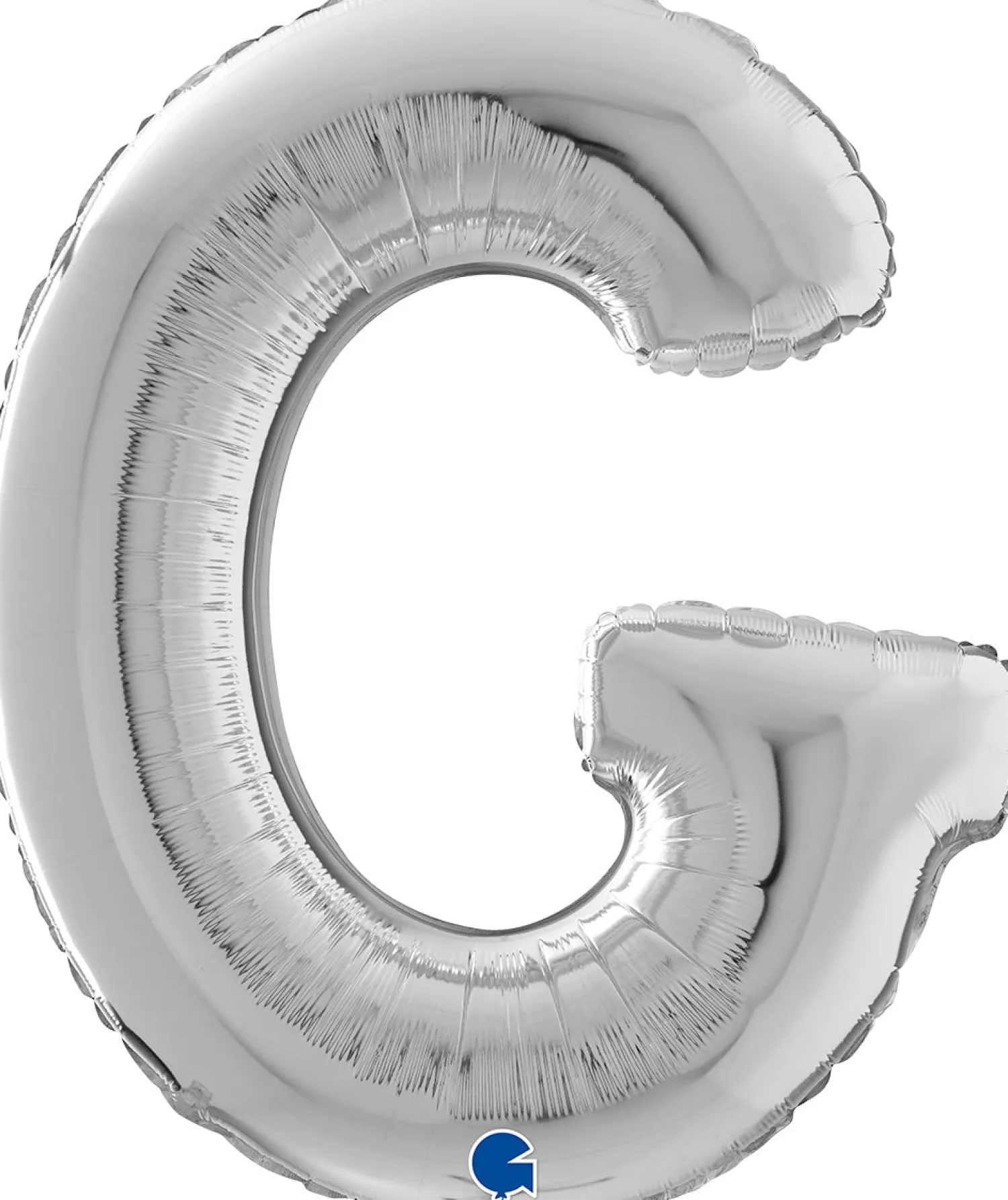Vanhojentanssit|Kirjainfoliopallot>Grabo Intl Srl, Via del Lavoro 33, 47853 CORIANO, ITALY, www.graboballoons.com Kirjainfolio G hopeanvärinen 75 cm