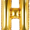 Erikoisilmapallot|Kirjainfoliopallot>PartyDeco sp. z o.o. sp. k., ul. Kolumba 1, 70-035 Szczecin, www.partydeco.com Kirjainfolio H kullanvärinen ilmatäytteinen 35 cm