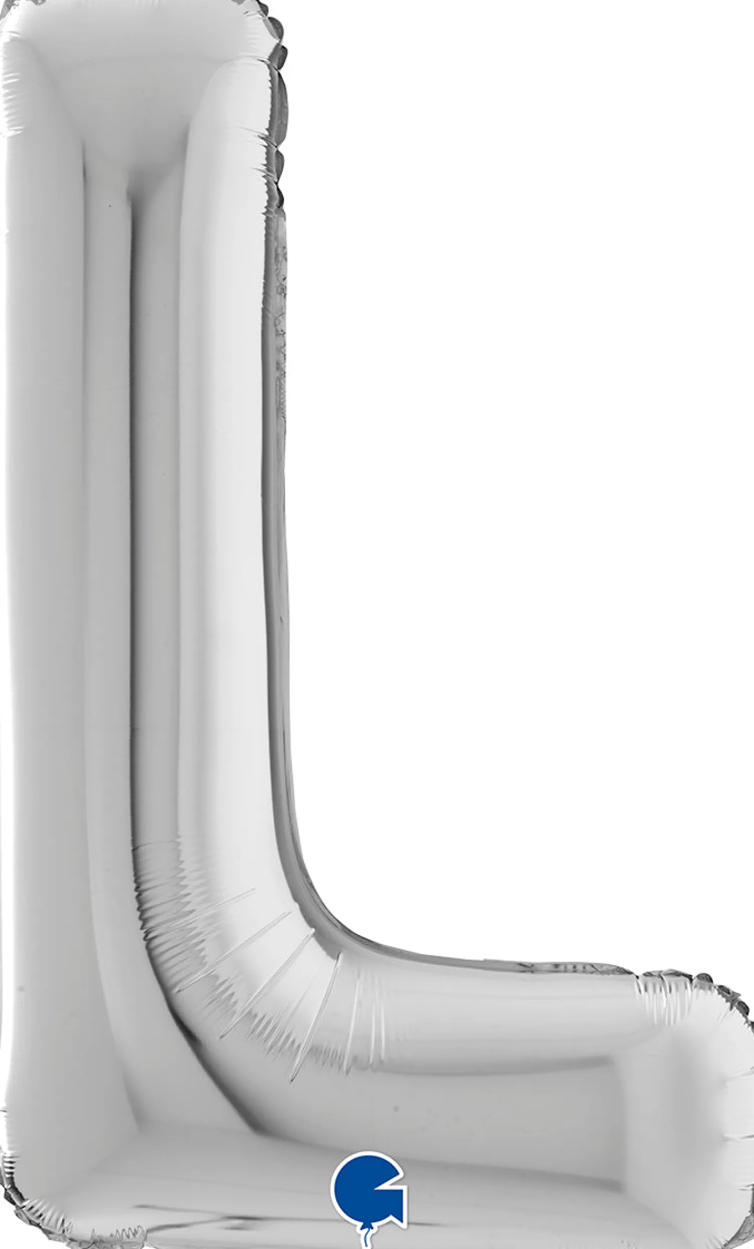 Vanhojentanssit|Kirjainfoliopallot>Grabo Intl Srl, Via del Lavoro 33, 47853 CORIANO, ITALY, www.graboballoons.com Kirjainfolio L hopeanvärinen 75 cm