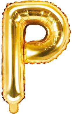 Erikoisilmapallot|Kirjainfoliopallot>PartyDeco sp. z o.o. sp. k., ul. Kolumba 1, 70-035 Szczecin, www.partydeco.com Kirjainfolio P kullanvärinen ilmatäytteinen 35 cm