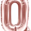 Erikoisilmapallot>PartyDeco sp. z o.o. sp. k., ul. Kolumba 1, 70-035 Szczecin, www.partydeco.com Kirjainfolio Q ruusukullanvärinen ilmatäytteinen 35 cm