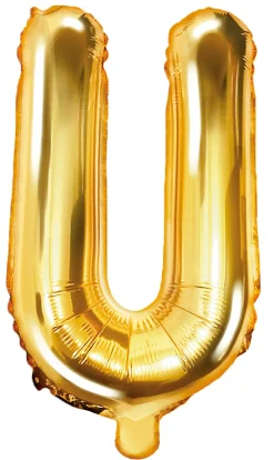 Erikoisilmapallot>PartyDeco sp. z o.o. sp. k., ul. Kolumba 1, 70-035 Szczecin, www.partydeco.com Kirjainfolio U kullanvärinen ilmatäytteinen 35 cm