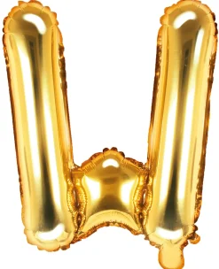 Erikoisilmapallot>PartyDeco sp. z o.o. sp. k., ul. Kolumba 1, 70-035 Szczecin, www.partydeco.com Kirjainfolio W kullanvärinen ilmatäytteinen 35 cm