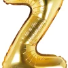 Kirjainfoliopallot>PartyDeco sp. z o.o. sp. k., ul. Kolumba 1, 70-035 Szczecin, www.partydeco.com Kirjainfolio Z kullanvärinen ilmatäytteinen 35 cm