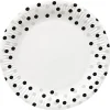 Lautaset>PAW Sp. z o.o., Nektarowa 9, 62-002 Suchy Las, www.paw.pl Konfetti suuri pahvilautanen hopea-musta 23 cm 8 kpl/pkt