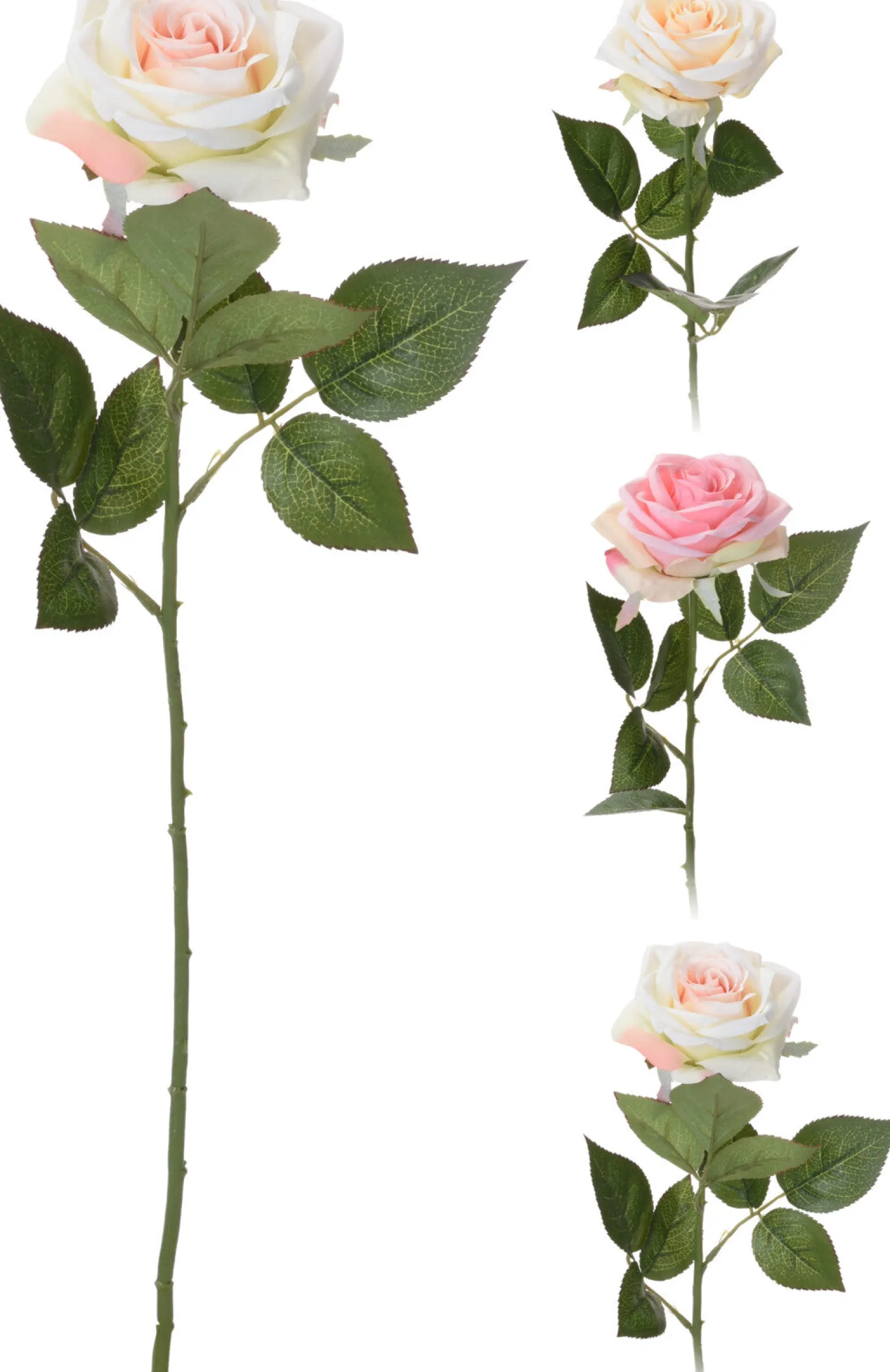 Muut Koristeet Ja Rekvisiitat>Koopman International B.V., Distelweg 88, 1031 HH AMSTERDAM, www.koopmanint.com Koristeruusu 60 cm 1 kpl/pkt, lajitelmatuote 3 eri väriä