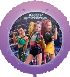 Pienet Foliopallot>Procos S.A., 56th KLM Paleas Ethnikis, 320-11 Inofita Greece, www.procos.gr K-Pop Demon Hunters tavallinen foliopallo