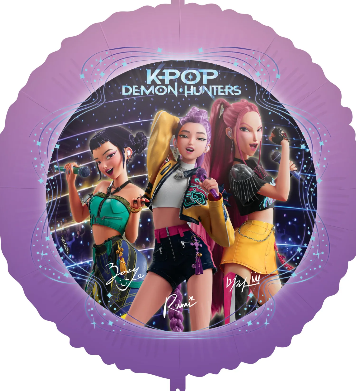 Pienet Foliopallot>Procos S.A., 56th KLM Paleas Ethnikis, 320-11 Inofita Greece, www.procos.gr K-Pop Demon Hunters tavallinen foliopallo