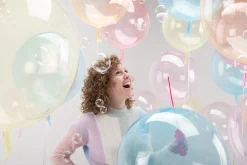 Erikoisfoliopallot|Yksiväriset Foliopallot>Anagram International Inc, 7700 Anagram Drive, MN 55344-7307, USA, http://www.anagramballoons.com/ Kristallikuplapallo vaaleansininen 45 cm erikois
