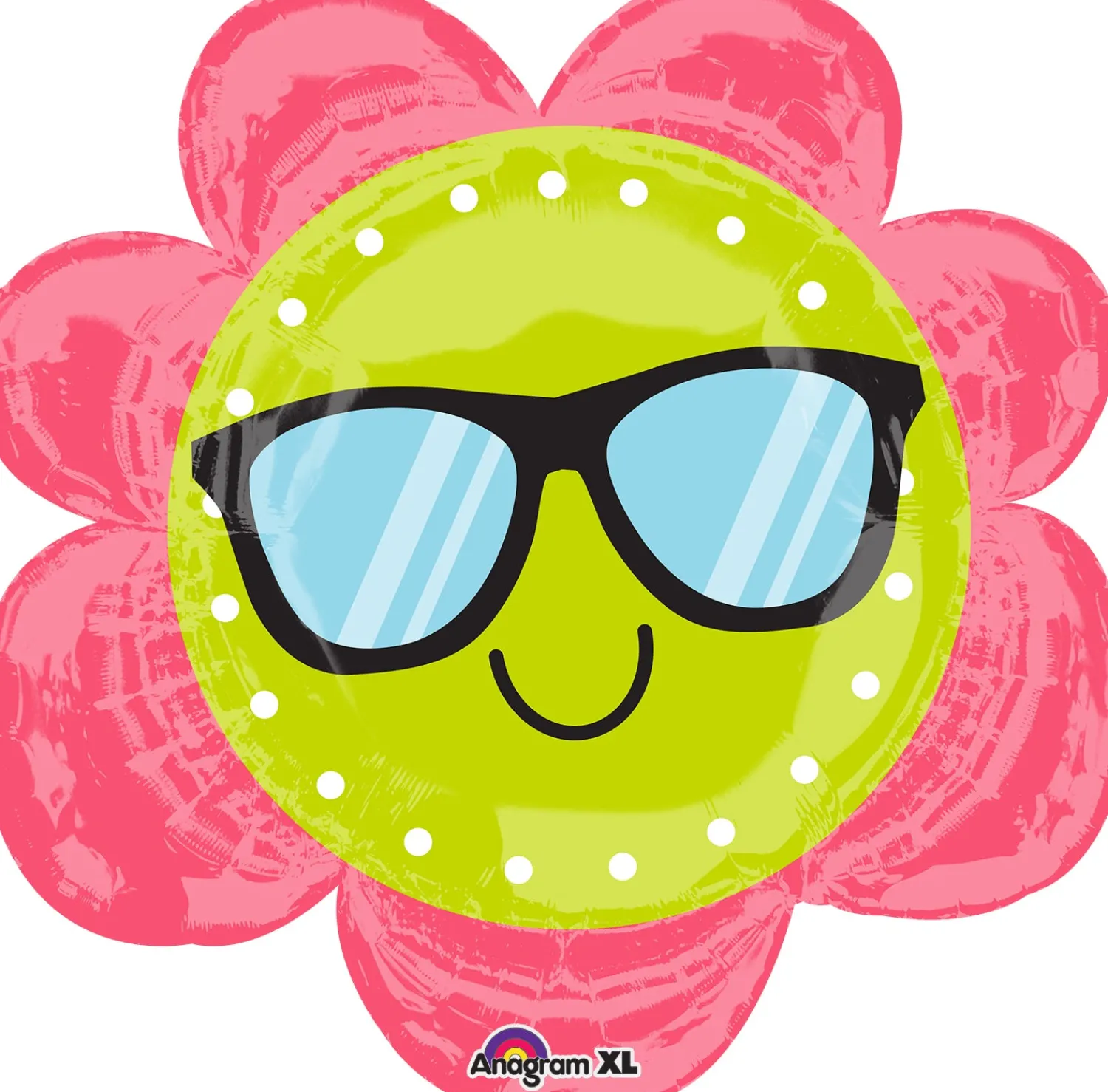 Muotofoliopallot>Anagram International Inc, 7700 Anagram Drive, MN 55344-7307, USA, http://www.anagramballoons.com/ Kukkaloistetta muotofoliopallo