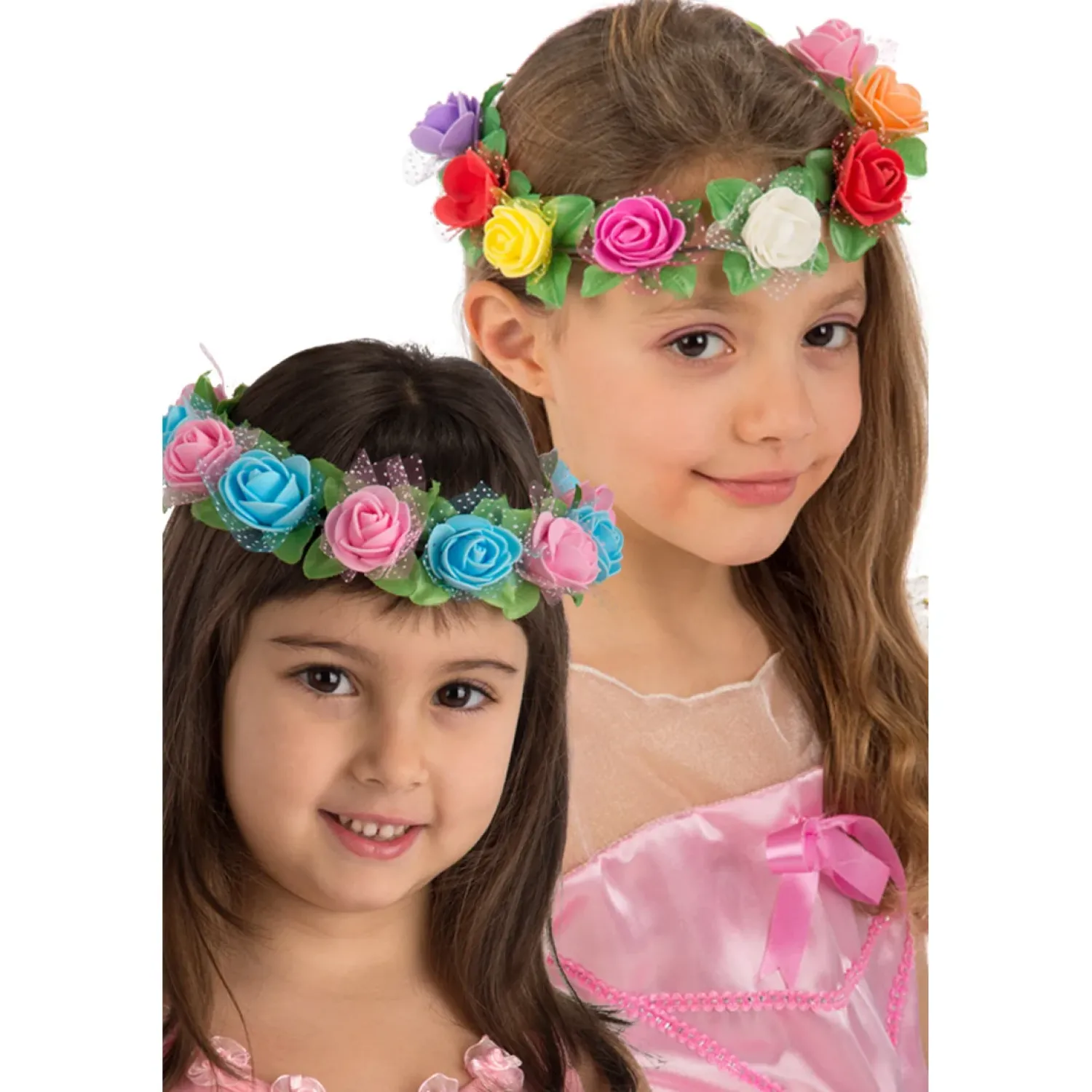 Muut Asusteet|Pannat, Kruunut Ja Tiarat>CARNIVAL TOYS SRL, VIA GOLDONI 1, 48026 GODO DI RUSSI, RA, www.carnivaltoys.it Kukkaseppelelajitelma 1 kpl, 2 erilaista