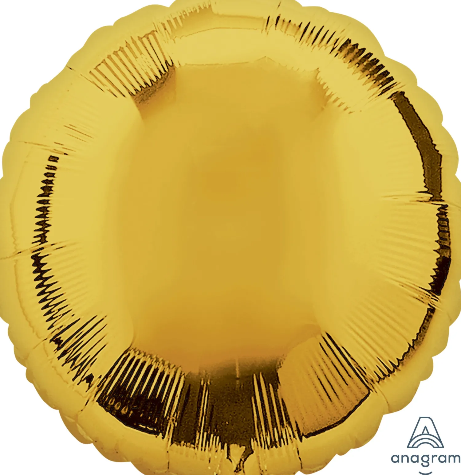 Pienet Foliopallot|Yksiväriset Foliopallot>Anagram International Inc, 7700 Anagram Drive, MN 55344-7307, USA, http://www.anagramballoons.com/ Kullanvärinen pyöreä foliopallo