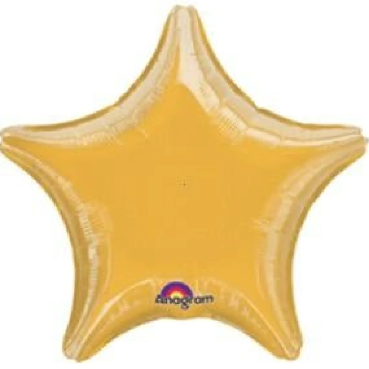Yksiväriset Ilmapallot>Anagram International Inc, 7700 Anagram Drive, MN 55344-7307, USA, http://www.anagramballoons.com/ Kullanvärinen tähti foliopallo