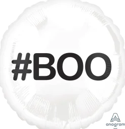 Pienet Foliopallot|Halloween>Anagram International Inc, 7700 Anagram Drive, MN 55344-7307, USA, http://www.anagramballoons.com/ Kummitusemoji #boo foliopallo