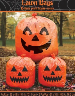 Halloween|Muut Koristeet Ja Rekvisiitat>IV Beck / Amscan Europe GmbH, Dettinger Str. 148, 73230 Kirchheim/Teck, Germany, www.amscan-europe.com Kurpitsasäkit 3 kpl / pkt