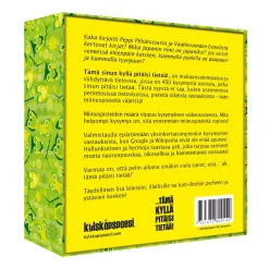 Muut Juhlatarvikkeet|Pelit Ja Leikit>Toyrock Oy, Lemminkäisenkatu 46, 20520 TURKU, www.toyrock.fi Kyllä tämä pitäisi tietää -tietovisa