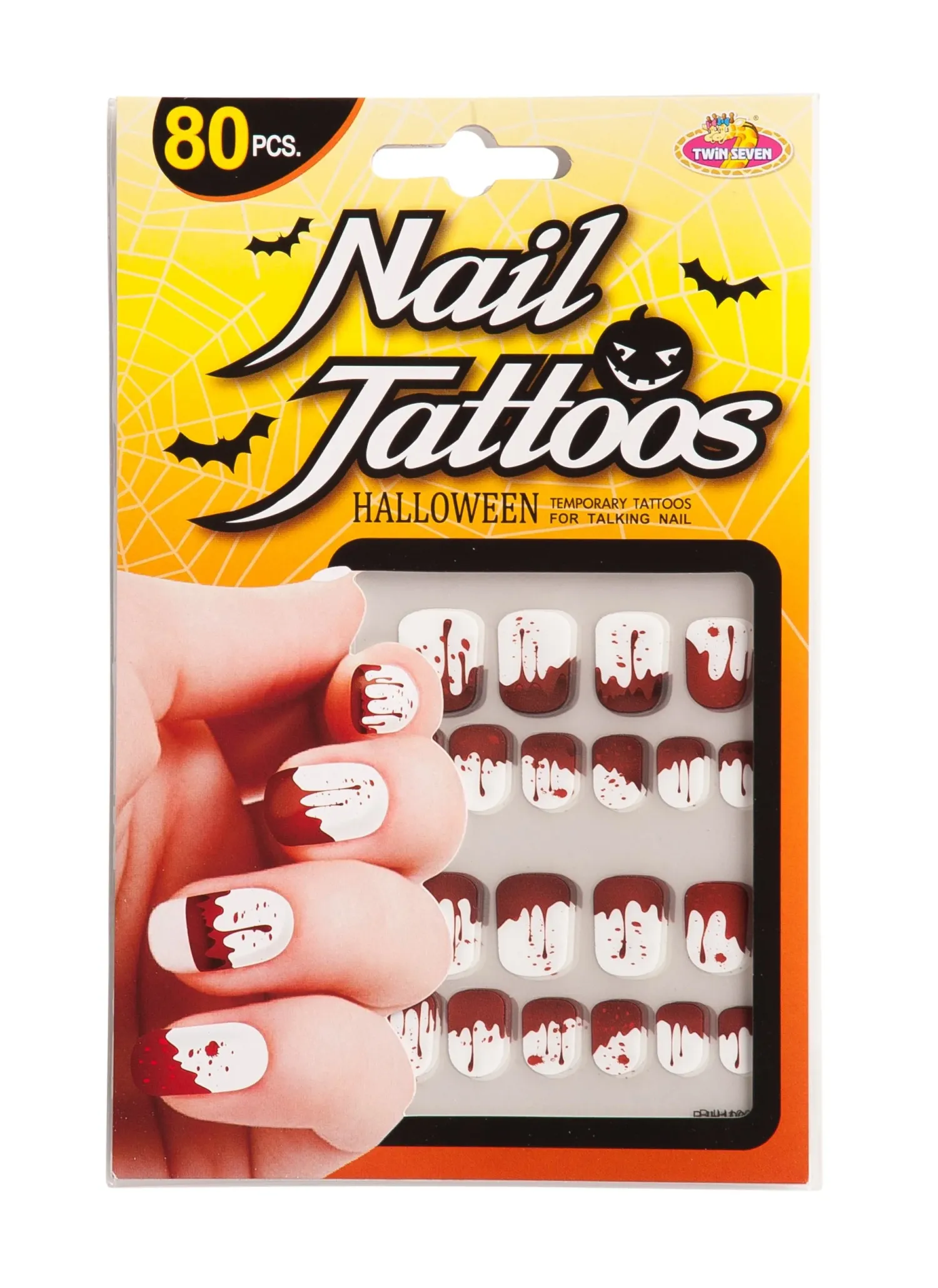 Halloween|Hampaat, Kynnet Ja Huulipunat>CARNIVAL TOYS SRL, VIA GOLDONI 1, 48026 GODO DI RUSSI, RA, www.carnivaltoys.it Kynsitarrat, veripisarat