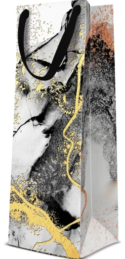 Lahjapaketointi|Muut Juhlatarvikkeet>PAW Sp. z o.o., Nektarowa 9, 62-002 Suchy Las, www.paw.pl Lahjakassi pullolle marmori premium 37 x 12 x 10 cm 1 kpl