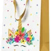 Lahjapaketointi|Muut Juhlatarvikkeet>PAW Sp. z o.o., Nektarowa 9, 62-002 Suchy Las, www.paw.pl Lahjakassi yksisarvinen M 20 x 25 x 10 cm 1 kpl/pkt