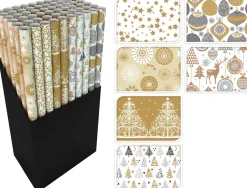 Lahjapaketointi|Joulu>Koopman International B.V., Distelweg 88, 1031 HH AMSTERDAM, www.koopmanint.com Lahjapaperi jouluaiheet 70 x 200 cm 1 rll/pkt (6 erilaista vaihtoehtoa)