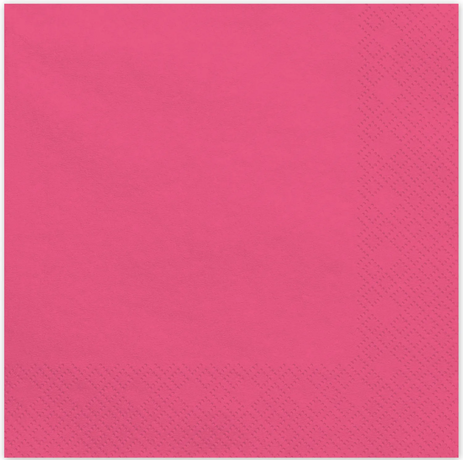 Värikattaus|Lautasliinat>Juhlamaailma Lautasliina pinkki, 33 x 33 cm 20 kpl/pkt