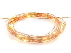 Muut Ripustettavat Koristeet|Valotuotteet>PartyDeco sp. z o.o. sp. k., ul. Kolumba 1, 70-035 Szczecin, www.partydeco.com LED valolanka kuparinvärinen 1,9 m sisäkäyttöön