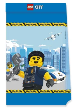Herkkupussit, Kipot Ja Laatikot>Procos S.A., 56th KLM Paleas Ethnikis, 320-11 Inofita Greece, www.procos.gr Lego city kaverilahjapussi paperinen 4 kpl/pkt