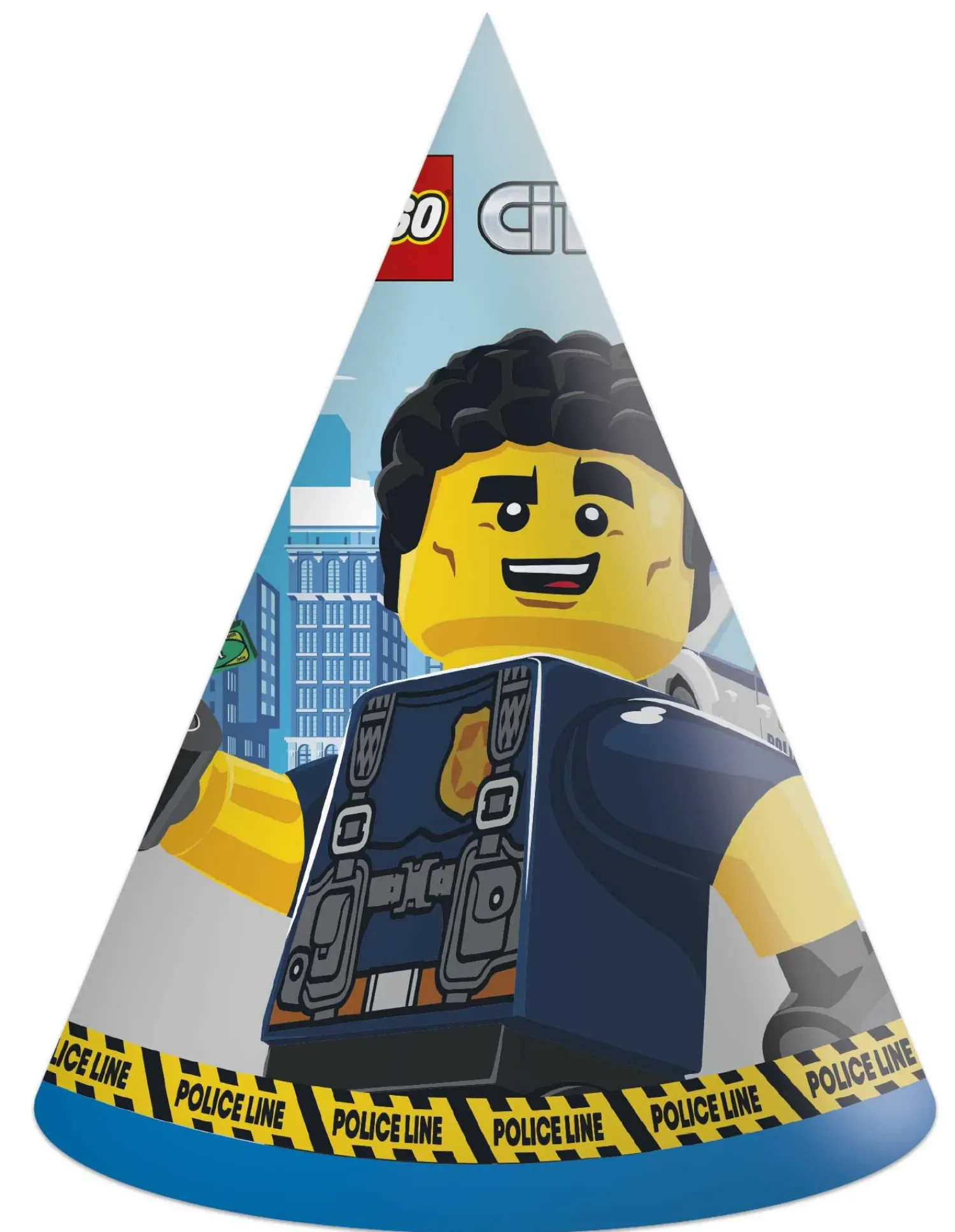 Torvet, Käärmepillit Ja Juhlasetit|Muut Juhlatarvikkeet>Procos S.A., 56th KLM Paleas Ethnikis, 320-11 Inofita Greece, www.procos.gr Lego city pahvihattu 6 kpl/pkt