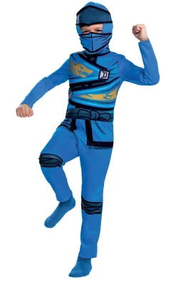 Lasten Naamiaisasut|Halloween>Markkinointi Suomela Oy, Taalintehtaankatu 2, 20750 TURKU, www.suomela.fi Lego Ninjago sininen Jay