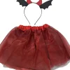 Muut Asusteet|Halloween>Goodmark Europe NV, Industrielaan 15, 8520 Kuurne, www.goodmarkgroup.com Lepakko lasten asusetti; panta ja hame