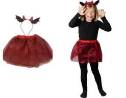Muut Asusteet|Halloween>Goodmark Europe NV, Industrielaan 15, 8520 Kuurne, www.goodmarkgroup.com Lepakko lasten asusetti; panta ja hame