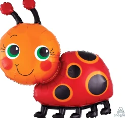 Muotofoliopallot>Anagram International Inc, 7700 Anagram Drive, MN 55344-7307, USA, http://www.anagramballoons.com/ Leppäkerttu muotofoliopallo