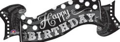 Syntymäpäivät|Syntymäpäivät>Anagram International Inc, 7700 Anagram Drive, MN 55344-7307, USA, http://www.anagramballoons.com/ Liitutaulu Happy Birthday muotofoliopallo