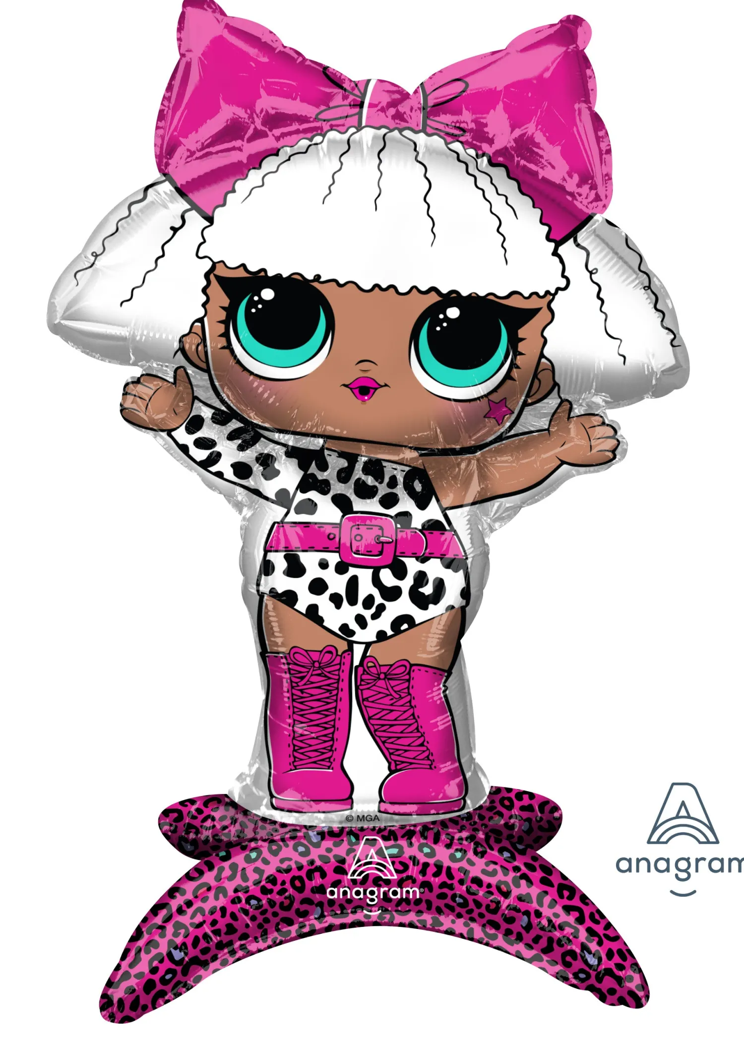 Erikoisfoliopallot|Vappu>Anagram International Inc, 7700 Anagram Drive, MN 55344-7307, USA, http://www.anagramballoons.com/ LOL Surprise Diva ilmatäytteinen erikoisfoliopallo
