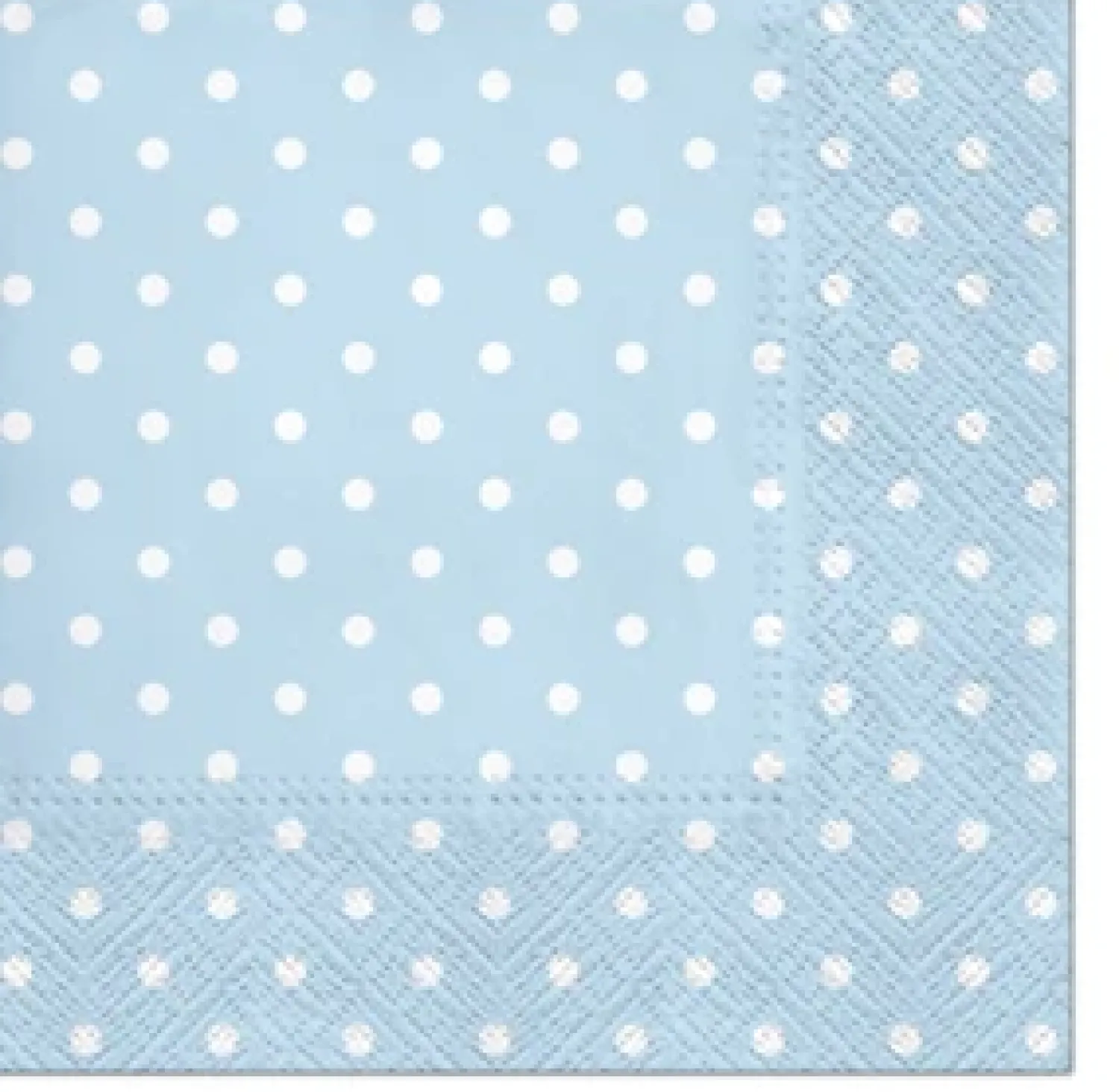 Pääsiäinen|Vauvakutsut, Baby Shower>PAW Sp. z o.o., Nektarowa 9, 62-002 Suchy Las, www.paw.pl Lounaslautasliina pilkut vaaleansininen 20 kpl/pkt