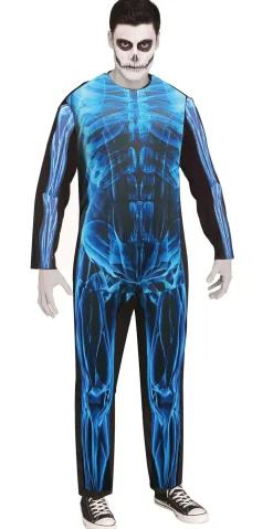 Halloween|Aikuisten Naamiaisasut>Goodmark Europe NV, Industrielaan 15, 8520 Kuurne, www.goodmarkgroup.com Luuranko aikuisten naamiaisasu XL