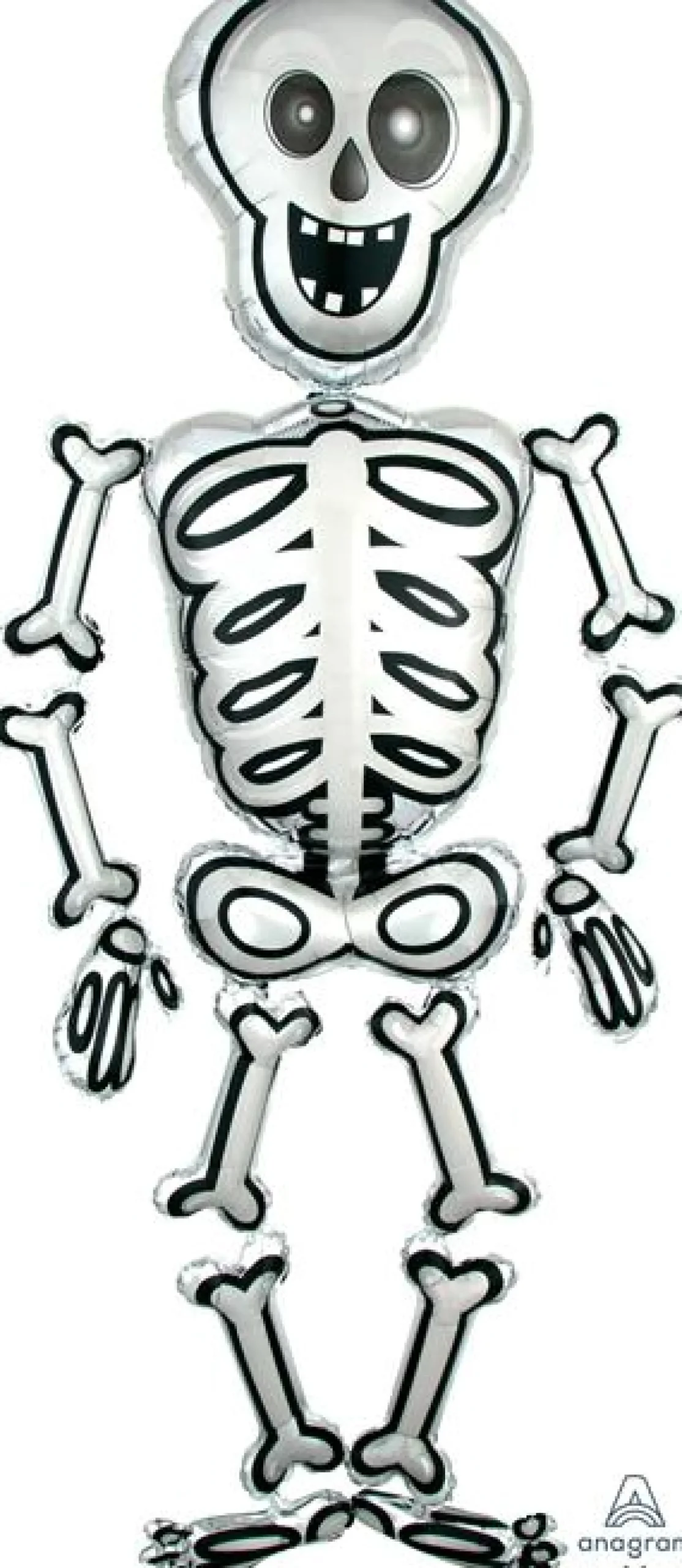 Kävelevät Foliopallot|Halloween>Anagram International Inc, 7700 Anagram Drive, MN 55344-7307, USA, http://www.anagramballoons.com/ Luuranko kävelevä foliopallo L