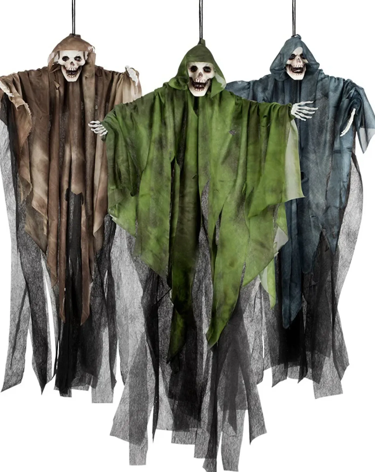 Halloween>Boland Party Partners, P. O. Box 518, AK ALPHEN A/D RIJN, https://boland.eu Luuranko rääsyillä 65 cm 1 kpl (3 eri värivaihtoehtoa)