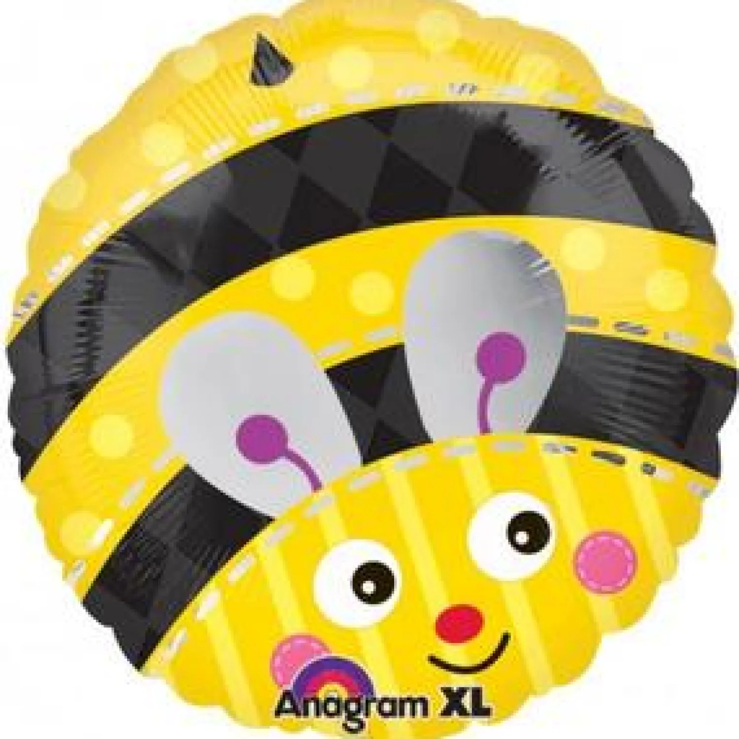 Pienet Foliopallot>Anagram International Inc, 7700 Anagram Drive, MN 55344-7307, USA, http://www.anagramballoons.com/ Mehiläinen foliopallo