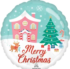 Pienet Foliopallot|Joulu>Anagram International Inc, 7700 Anagram Drive, MN 55344-7307, USA, http://www.anagramballoons.com/ Merry Christmas foliopallo