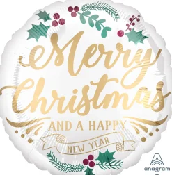 Pienet Foliopallot|Joulu>Anagram International Inc, 7700 Anagram Drive, MN 55344-7307, USA, http://www.anagramballoons.com/ Merry Christmas foliopallo