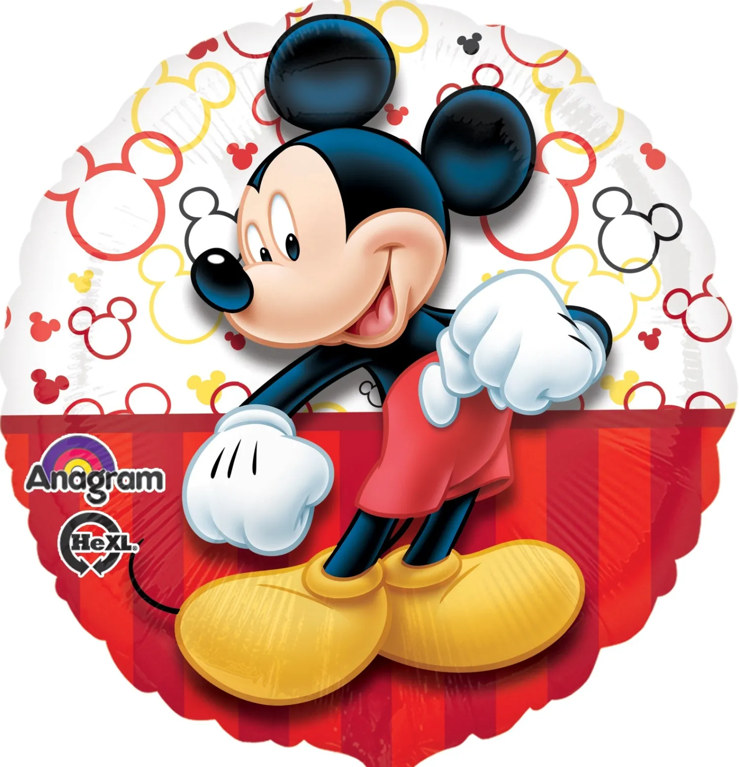 Pienet Foliopallot>Anagram International Inc, 7700 Anagram Drive, MN 55344-7307, USA, http://www.anagramballoons.com/ Mikki Hiiri foliopallo