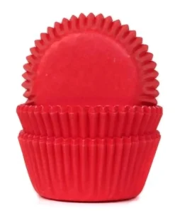 Muffinssivuoat Ja Kakkupaperit|Muut Juhlatarvikkeet>Confetti Oy, Moukarikuja 4 C 1, 4300 TUUSULA, www.confetti.fi Mini-muffinivuoka, punainen